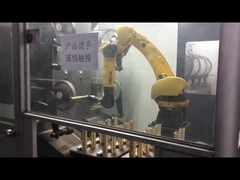 Sel Penggilingan Robot Industri, Mesin Buffing CNC Untuk Keran Sanitasi