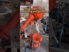 Robot terintegrasi untuk penghilangan burr dan penggerindaan