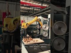 Robot penggilingan dan polesan paduan aluminium, baja tahan karat, paduan seng, kuningan, dll.