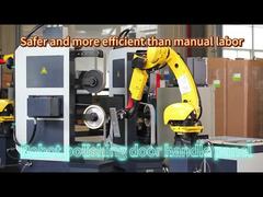 Robot menggilas panel pegangan pintu #robot menggilas dan mesin grinding