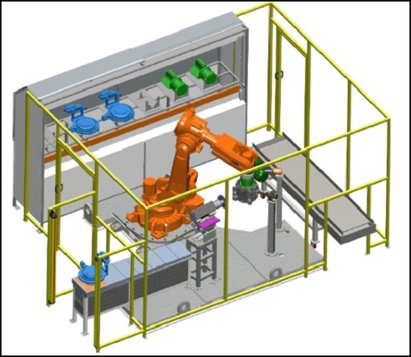Beli ABB Robot Metal Deburring Grinding Polishing Mesin pembuatan online