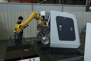 Beli CNC Robotic Surface Belt Robotic Grinding Polishing Machine Untuk Shower Tap Mixer pembuatan online