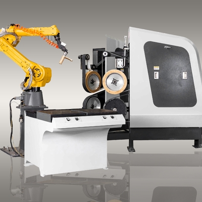 CNC Robotic Buffing Machine Grinding Untuk Faucet Kuningan Dengan Motor Stepper 1.5KW
