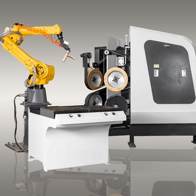 Mesin Penggiling Otomatis Stainless Steel CNC / Mesin Penggilingan Robot untuk Mixer Keran Mandi