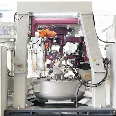 Low Pressure Die Casting Machine Digunakan dalam Casting Kuningan,seperti barang sanitasi.