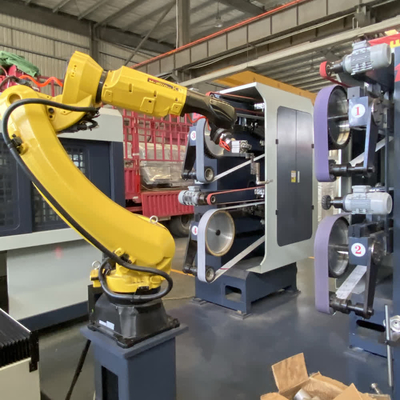 2 Mesin Penggilingan Fungsi Deburring Mesin Robot Penggilap untuk Finishing halus