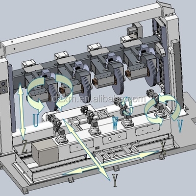 Universal 6 Axis CNC Polishing Machine Untuk Logam Dan Perhiasan Aksesoris