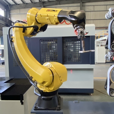 CNC Integrated Adaptive Grinding Polishing Robot Workcell dengan Kompensasi Posisi Waktu Nyata