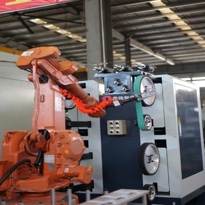 Otomatis Industrial Multi Wheel Belt Polisher System untuk Genggam Pintu Perabot Bagian Otomotif dengan Penghematan Tenaga Kerja