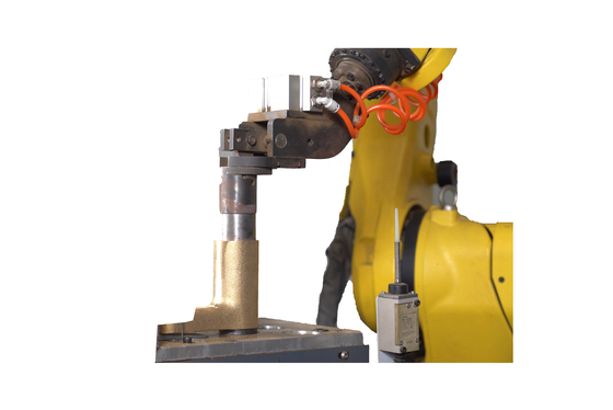 Desain Low Noise Robot presisi tinggi Untuk roda otomotif Hub Hardware Casting Automation Deburring CNC Grinder