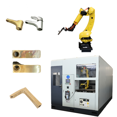 Multi fungsi otomatis robot grinding polishing mesin untuk keran roda katup hardware castings produsen