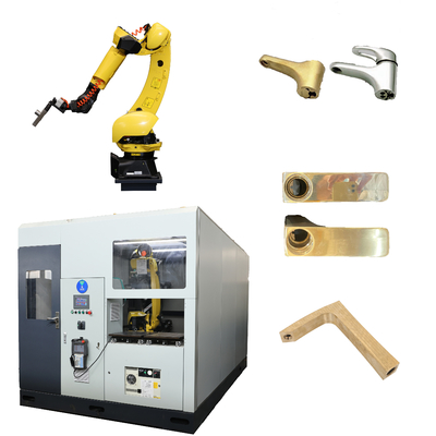 Automated Robot Polishing System untuk Integrasi Aluminium Pressed Bagian Belakang Bagian Mobil Penggilingan
