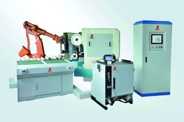 Mesin Pemolesan Robotic Surface Faucet Tembaga Mudah Dioperasikan Dengan Sistem CNC