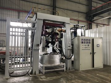 Mesin Die Casting Kuningan Sepenuhnya Otomatis Dengan Rotary Portal Dua Manipulator / Tungku