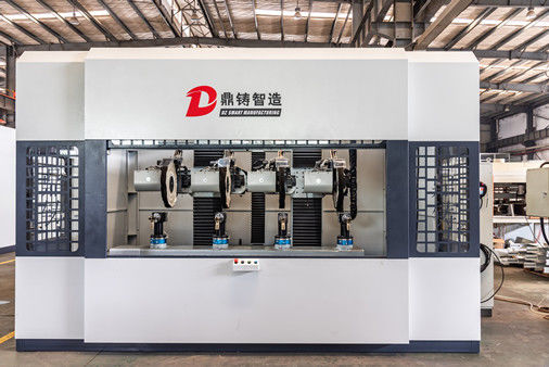 Mesin Penggosok Robotik Kontrol CNC / Mesin Poles / Finishing Untuk Faucet Coran Kuningan