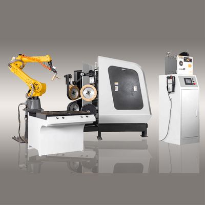 Mesin Basin Faucet Polishing dengan lengan robot FUNAC