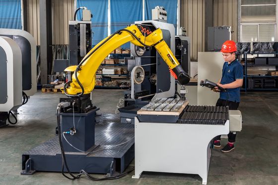 Golf Club Head Polishing Machinery Hardware Manufacturing Plc & Touch Screen Control Cabinets Robot Polishing Mesin Penggiling