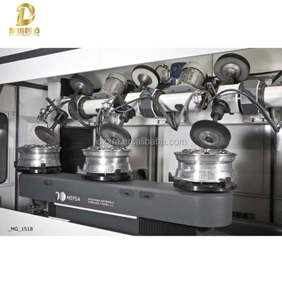 Mesin Poles Robot Stainless Steel 17KW PLC Control Drum Polish Machine Untuk Aluminium