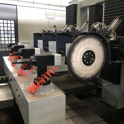 Mesin Penggiling Poles Kecepatan Tinggi Permukaan Logam CNC Untuk Faucet Kamar Mandi Perangkat Keras
