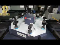 4 Manipulator 6 Axis Rotary CNC Polishing Machine Untuk Gagang Kuningan
